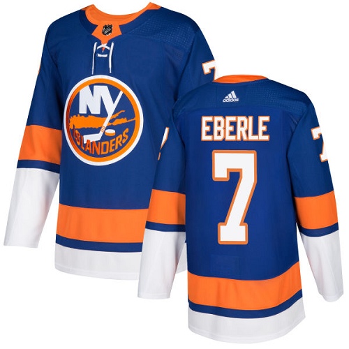 Adidas Men NEW York Islanders #7 Jordan Eberle Royal Blue Home Authentic Stitched NHL Jersey->new york islanders->NHL Jersey